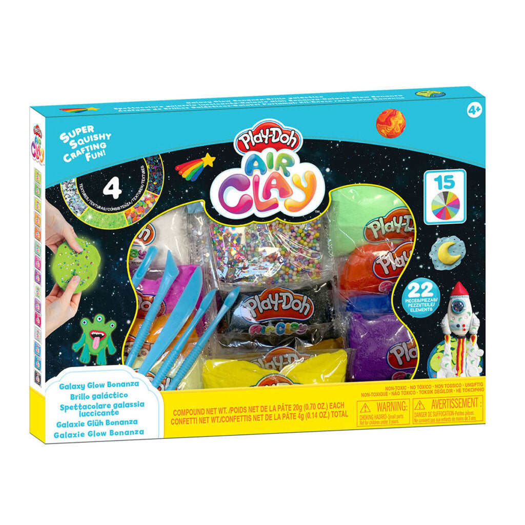 Play Doh Air Clay Galaxy Glow Bonanza