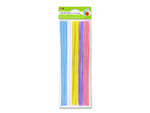 Chenille Stem Pipe Cleaners Pastel Mix 100 Pack