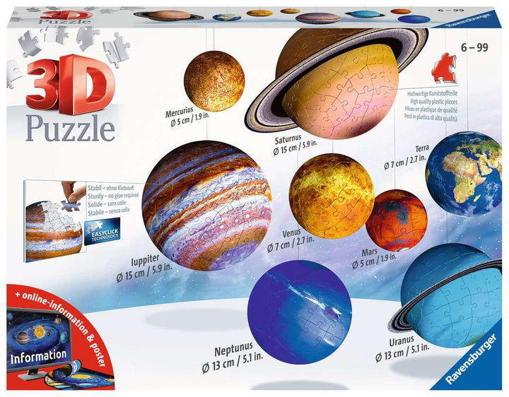 Ravensburger Solar System 3D Puzzle