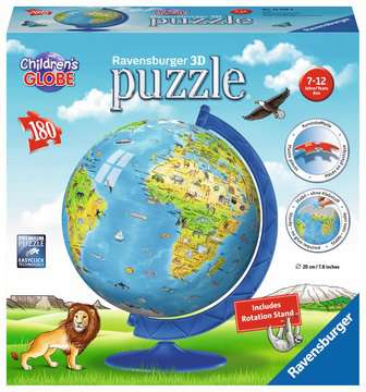 Ravensburger Children's Globe 3D 180 Piece Puzzle