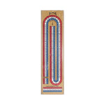 Bicycle 3 - Track Wooden Cribbage Board