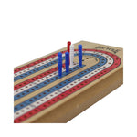 Bicycle 3 - Track Wooden Cribbage Board