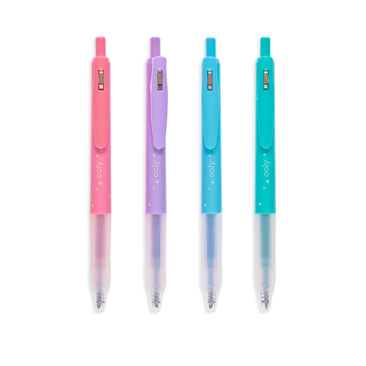 Oh My Glitter! Retractable Gel Pens - Set of 4