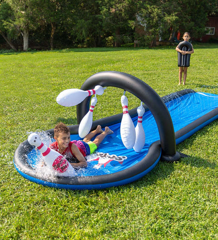 Bowling Water Slide with Two Speed Boards - FINAL SALE