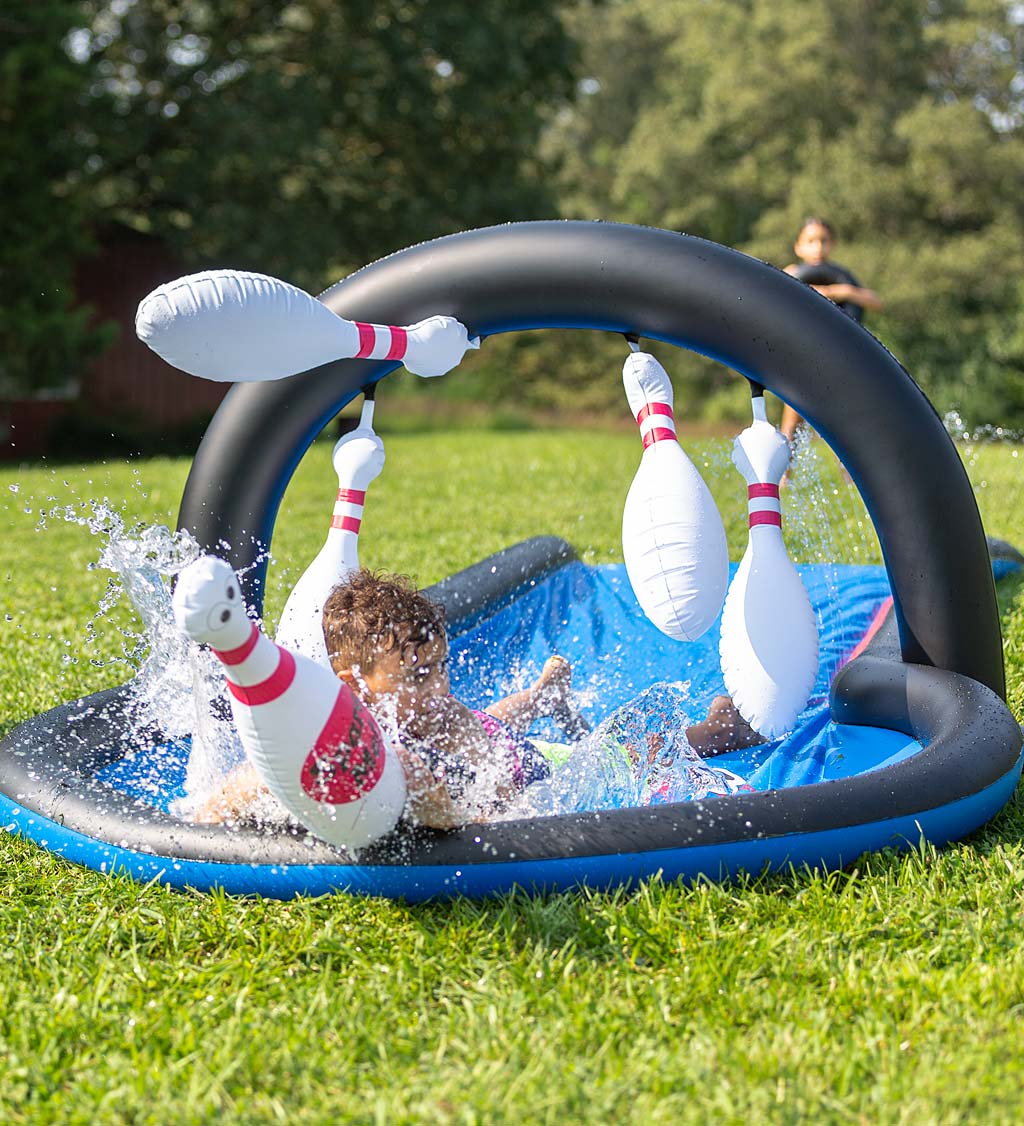Bowling Water Slide with Two Speed Boards - FINAL SALE