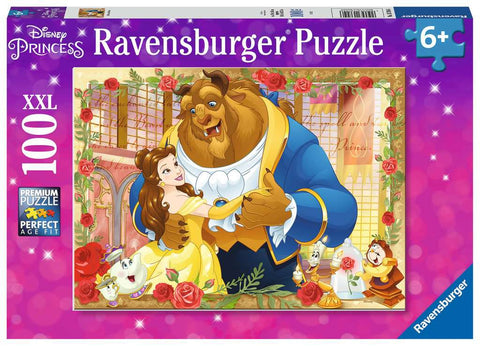 Ravensburger Disney Princess: Belle & Beast Puzzle 100pc