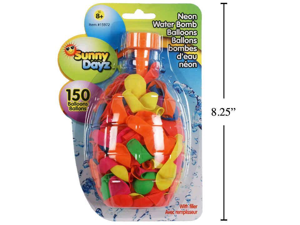 Sunny Dayz 150ct Neon Water Balloons