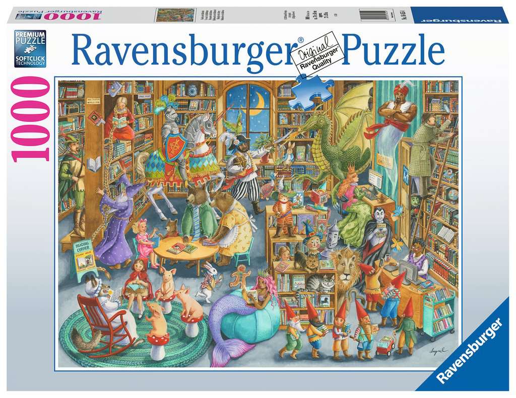 Ravensburger Midnight at the Library Jigsaw Puzzle 1000pc