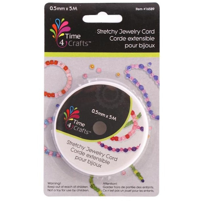 Stretchy Bead String White