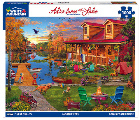 White Mountain Adventures at the Lake 1000pc Puzzle