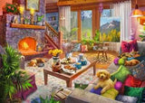 Ravensburger Cozy Cabin Jigsaw Puzzle 1000pc