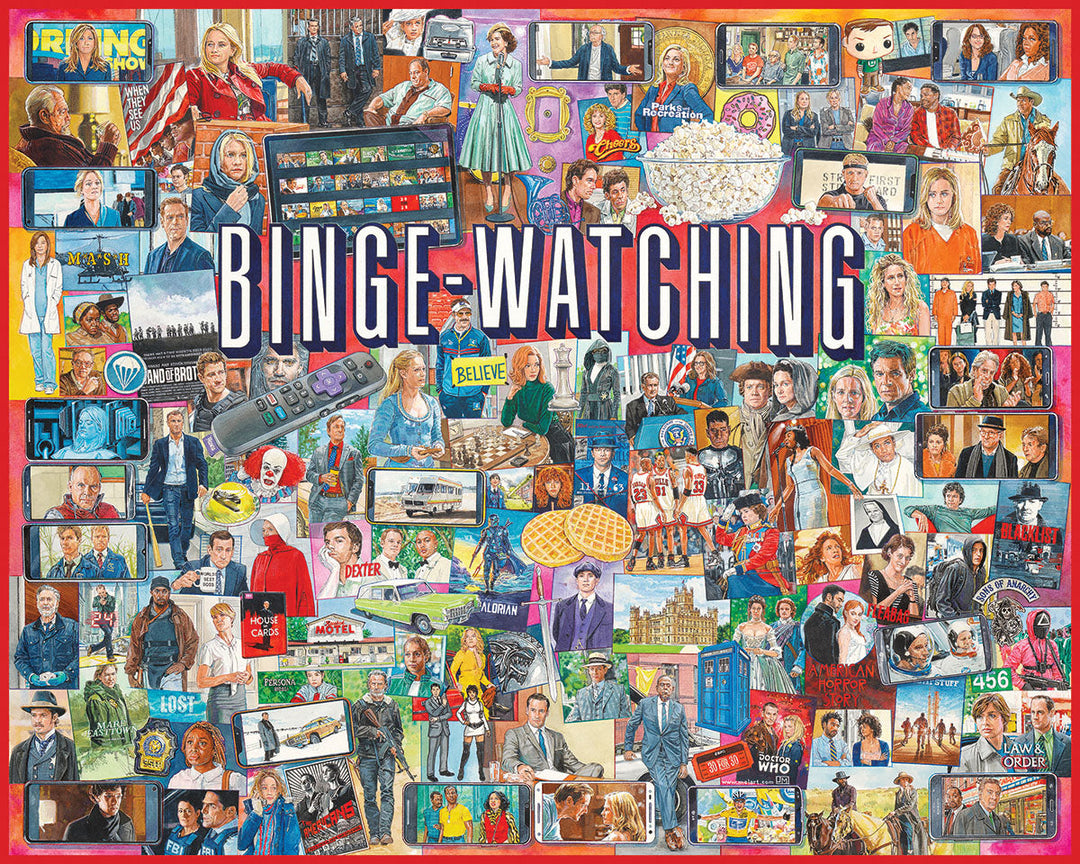 White Mountain Binge-Watching 1000pc Puzzle