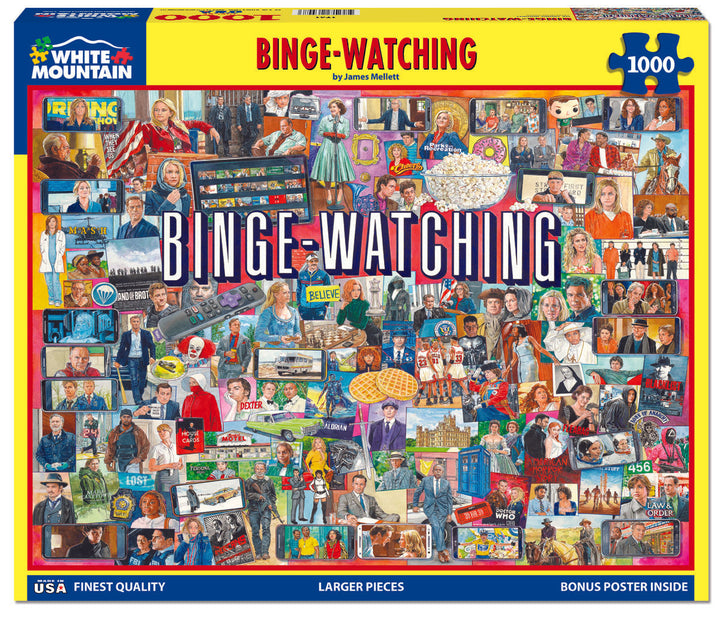 White Mountain Binge-Watching 1000pc Puzzle