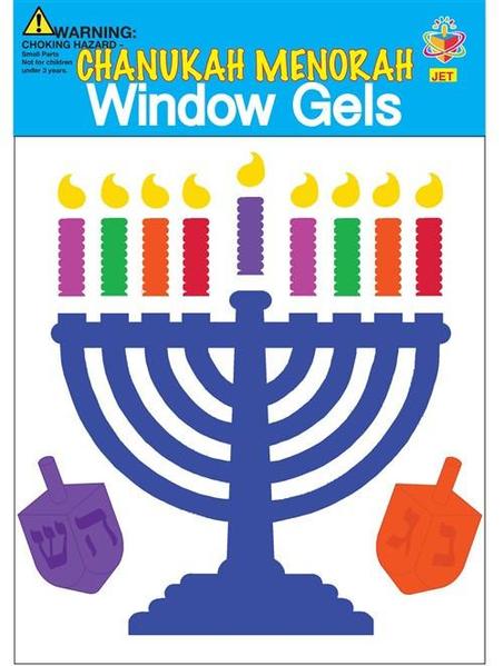 Menorah Window Gels