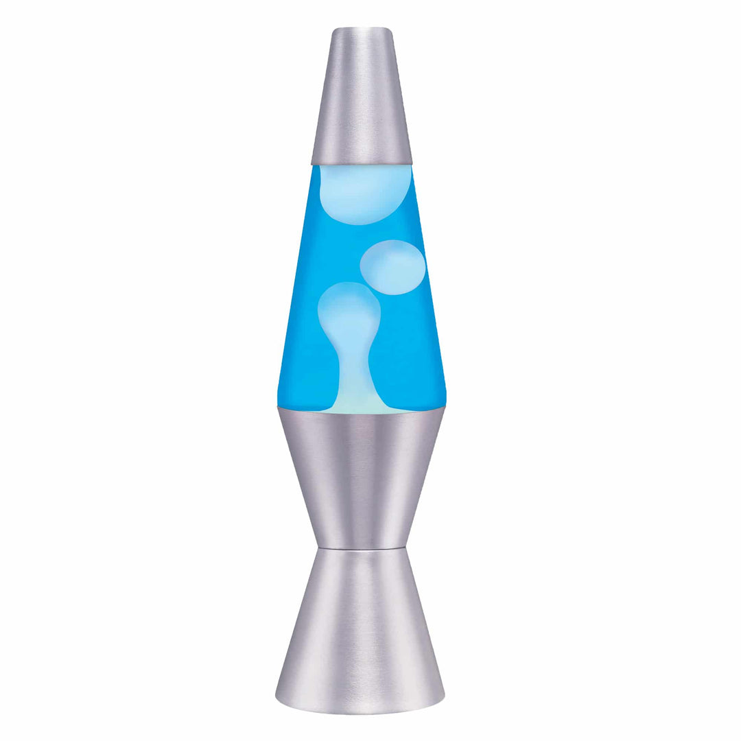 Blue Silver LAVA Lamp 11.5"