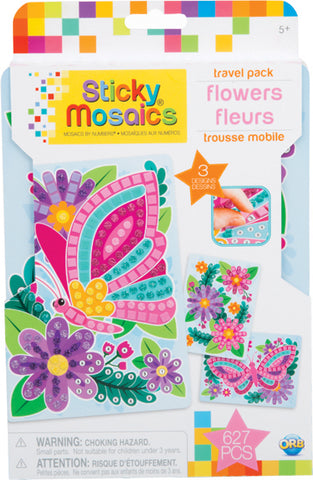 Sticky Mosaics Travel Pack: Flowers