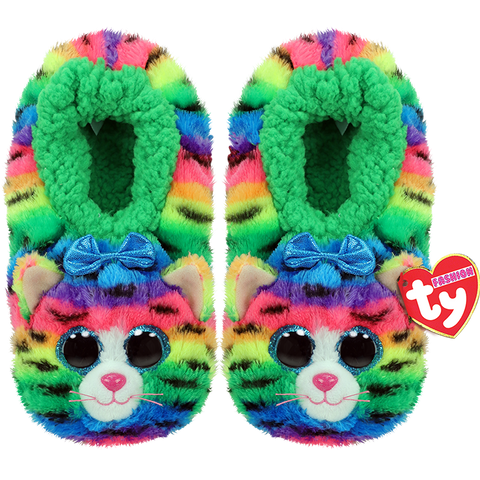 Ty Fashion Tigerly the Cat Slippers Kids S/M/L