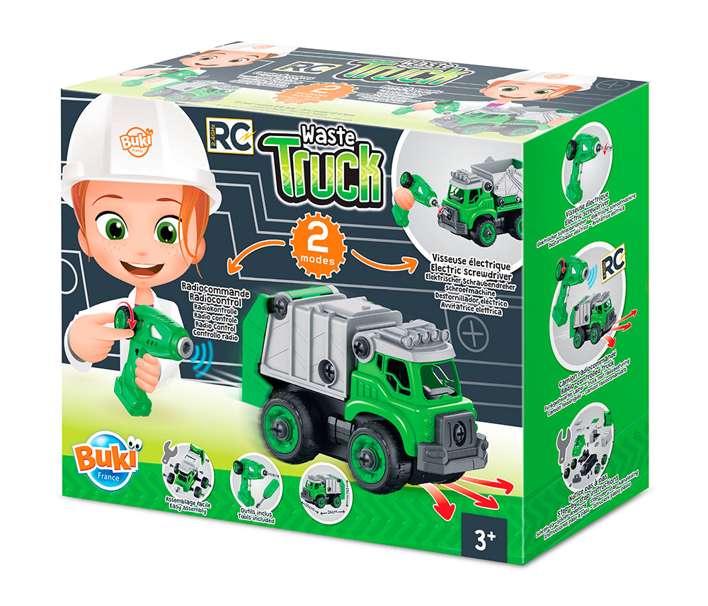 Buki France - RC Garbage Truck 2-in-1