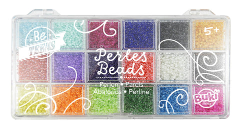 Buki Be Teens Box of Transparent Beads