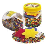 4,000 Midi Hama Beads & Pegboards Tub
