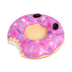 Pink Donut with Bite Snow Tube