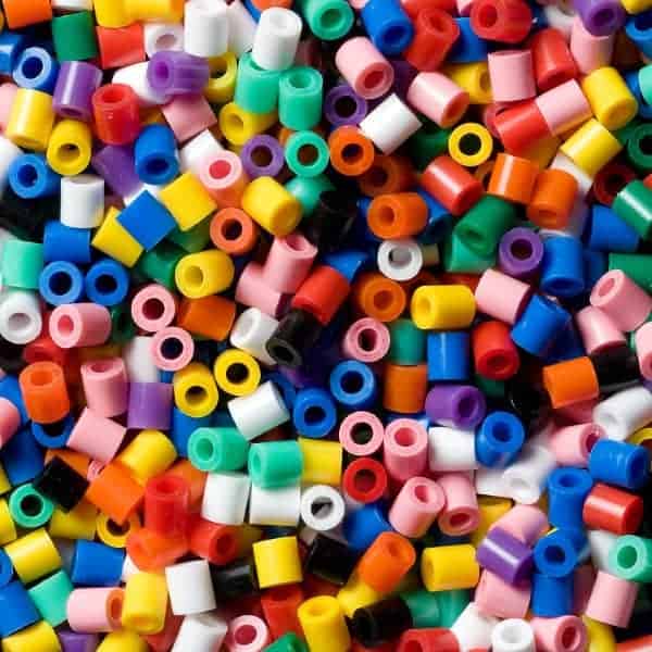 10,000 Solid Mix Midi Hama Beads Bucket