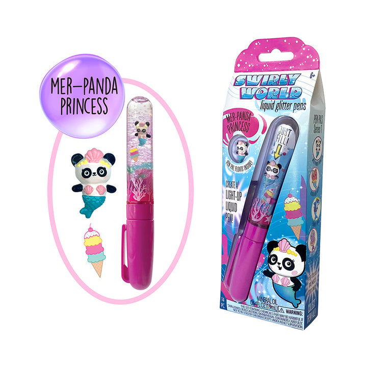 Swirly World Pen Mer-Panda