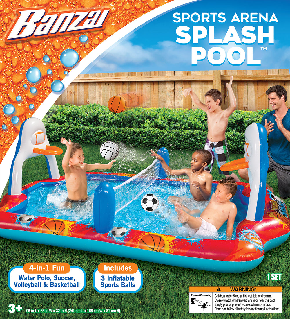 4-in-1 Sports Arena Splash Pool