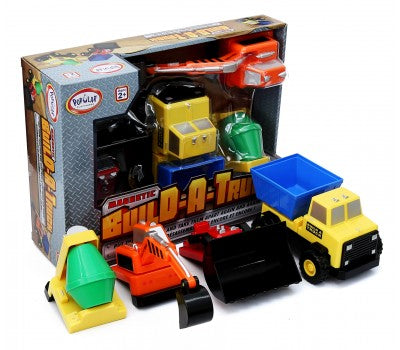 Magnetic Build-A-Truck Construction