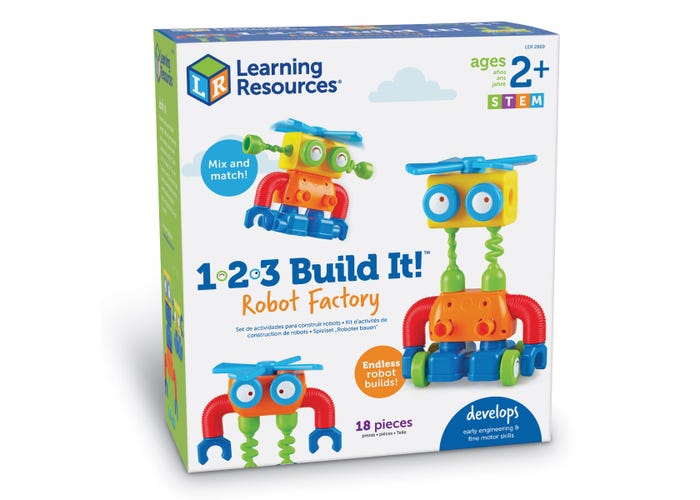 1-2-3 Build It! Robot Factory