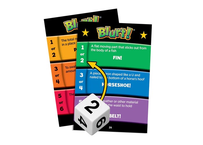 Blurt! Word Game