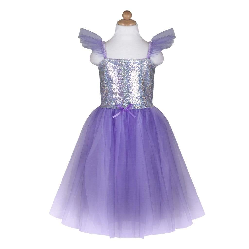 Sequins Princess Dress Lilac (Size 5-6)