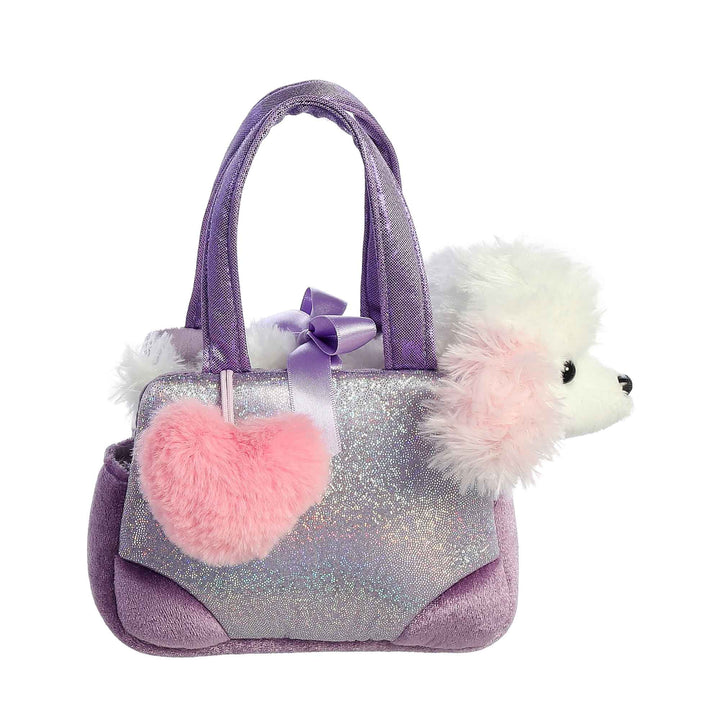 Fancy Pals Sparkly Purple Puppy 6" Plush