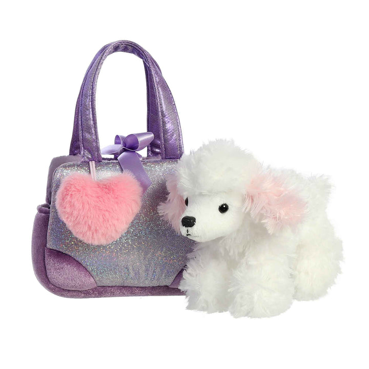 Fancy Pals Sparkly Purple Puppy 6" Plush