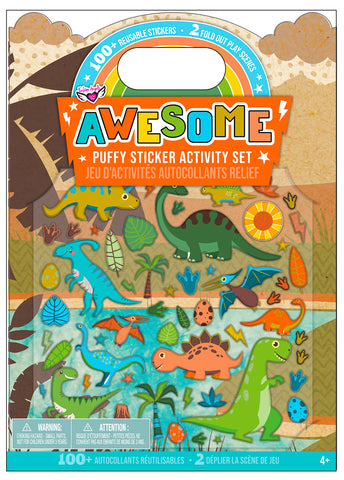 Fashion Angels Puffy Sticker Play Set: Dinosaur
