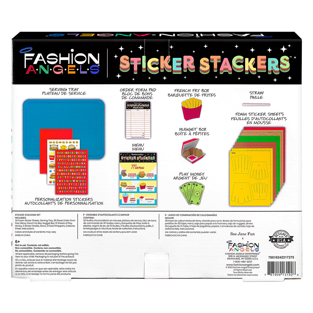 Fashion Angels Sticker Stackers- Fast Food