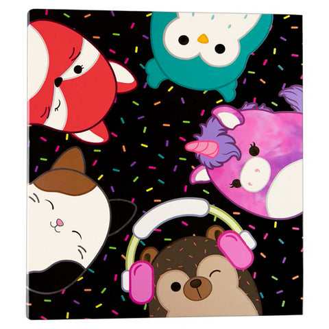 Squishmallows Characters & Sprinkles 3-Ring Binder