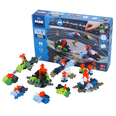 Plus-Plus Learn to Build - Spinning Top Challenge