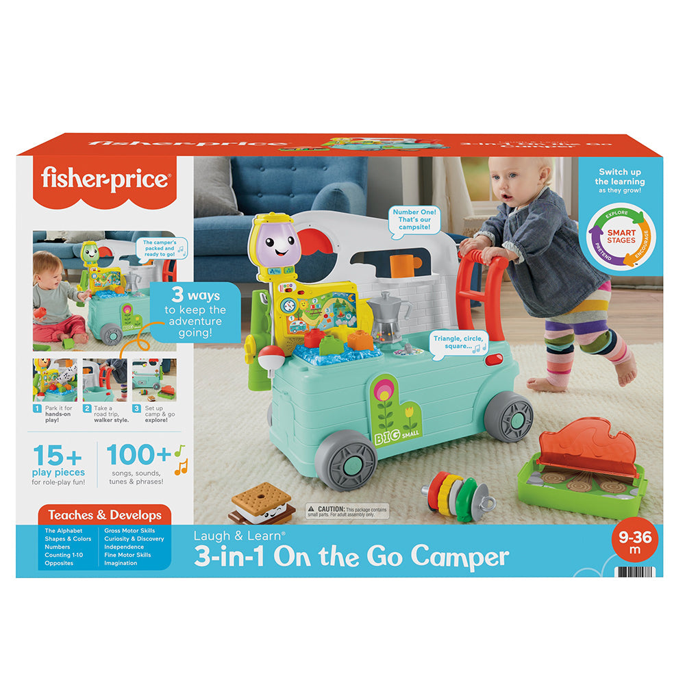 Fisher Price Laugh & Learn 3-in-1 On-the-Go Camper