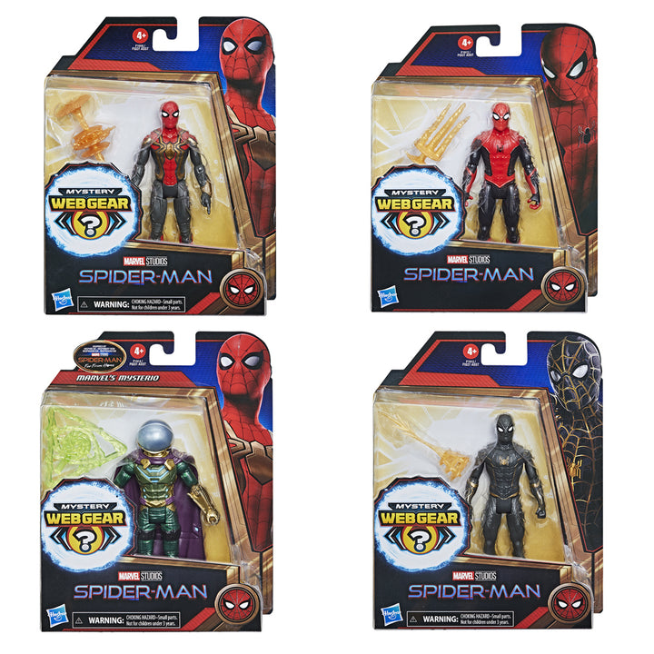 Spider-Man Mystery Web Gear 6" Figure Assorted