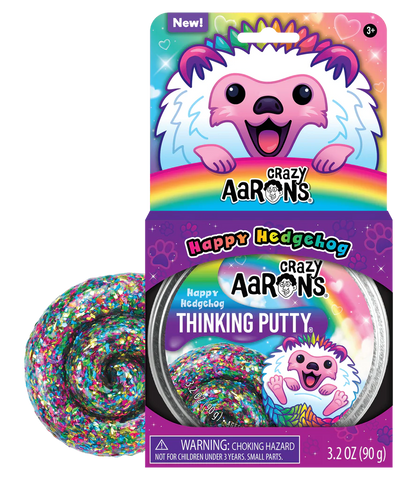 Crazy Aaron's Happy Hedgehog Thinking Putty