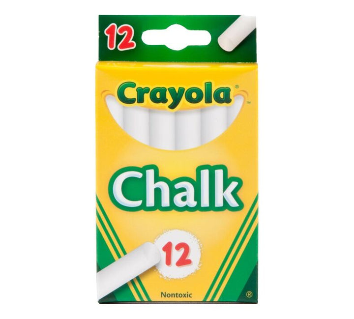 Crayola White Chalk 12 Pack