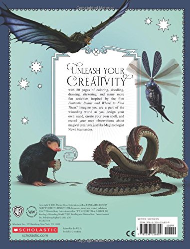 Fantastic Beasts and Where to Find Them: Colouring and Creativity Book