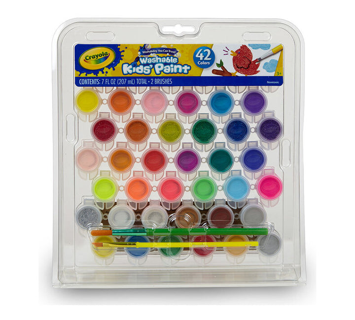 Crayola Washable Kids Paint 42 Count