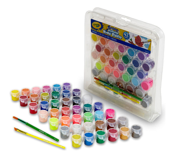 Crayola Washable Kids Paint 42 Count