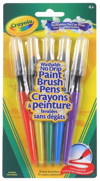 Paint Brush Pens 5 Pack