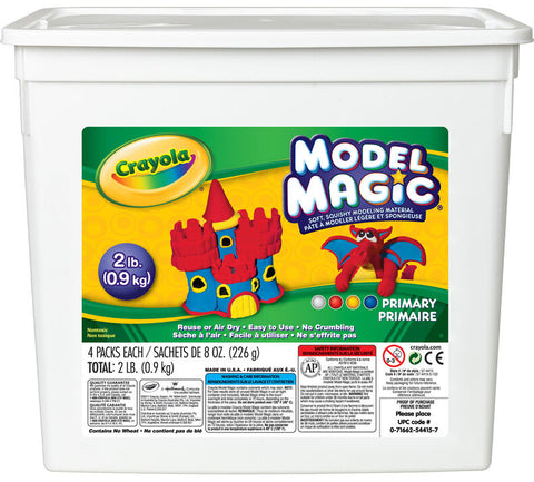 Crayola PRIMARY Model Magic 2lb Resealable Storage Container