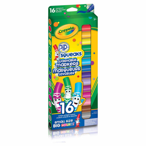 Crayola Pip-Squeaks Broad Line Washable Markers 16 Pack