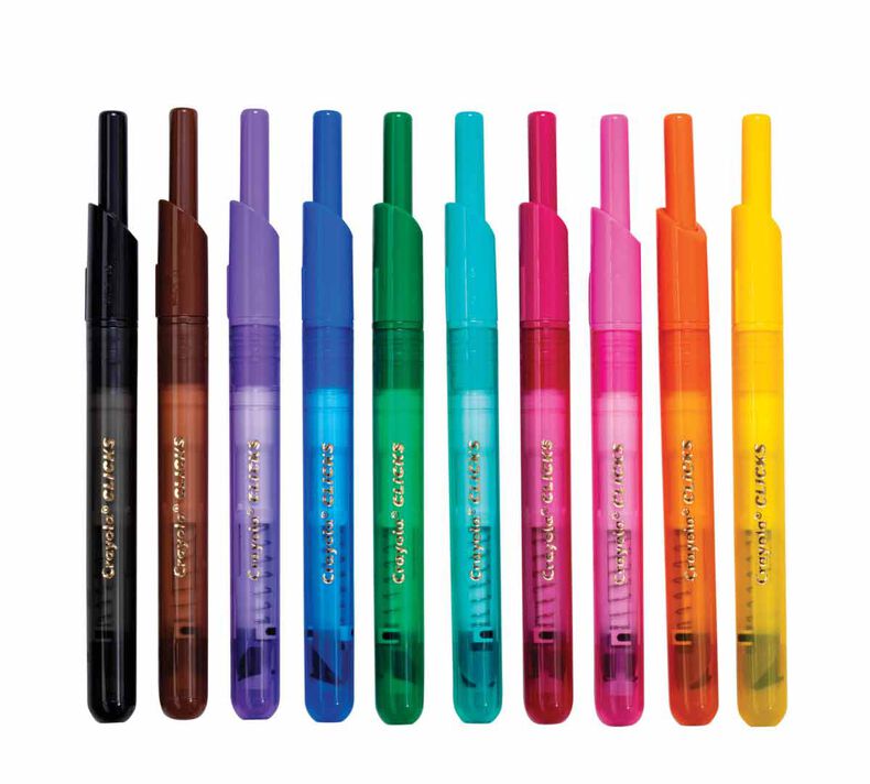 Super Clicks Retractable Markers 10 Pack