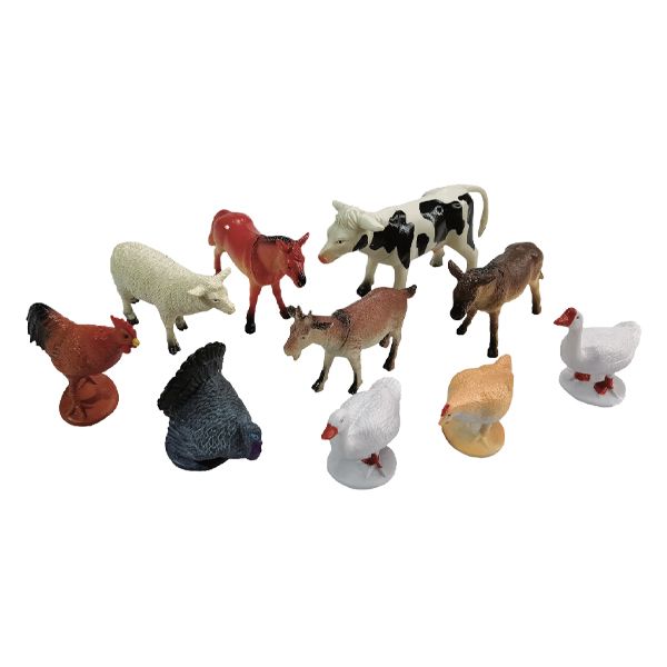 10 Piece Play Set - Farm Animals